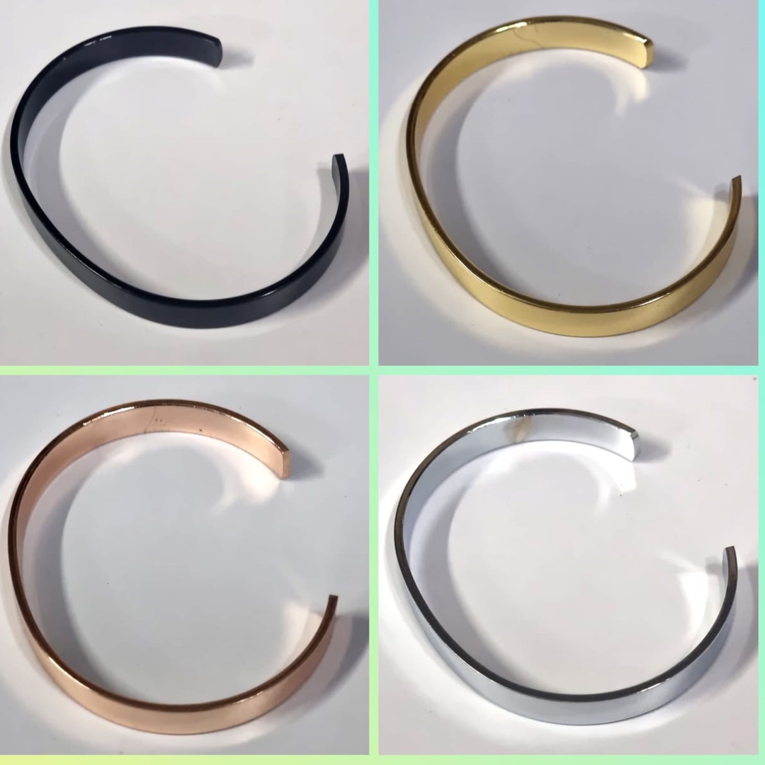 Half Kada – 8 mm / Mix Color ( Black / Golden / Rosegold / Silver)