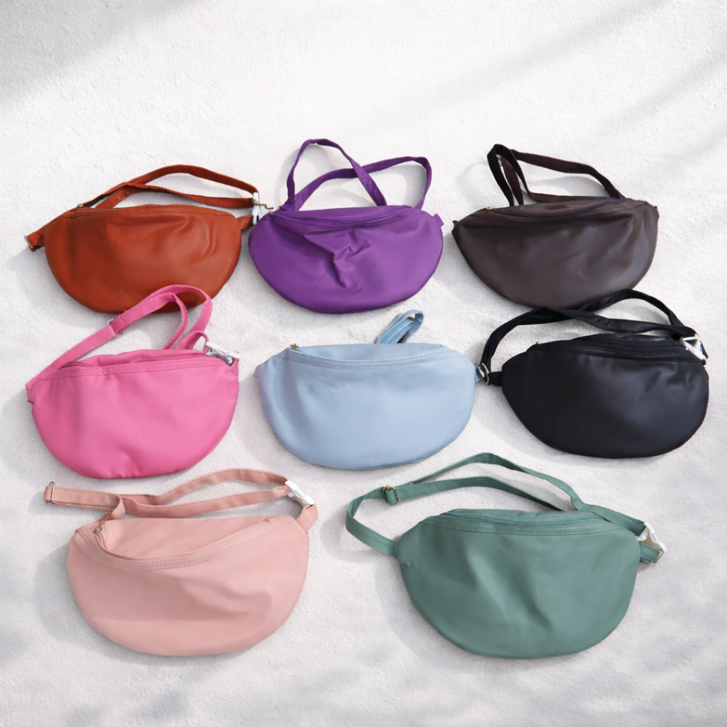 Waist Pouch PU - (mix color)