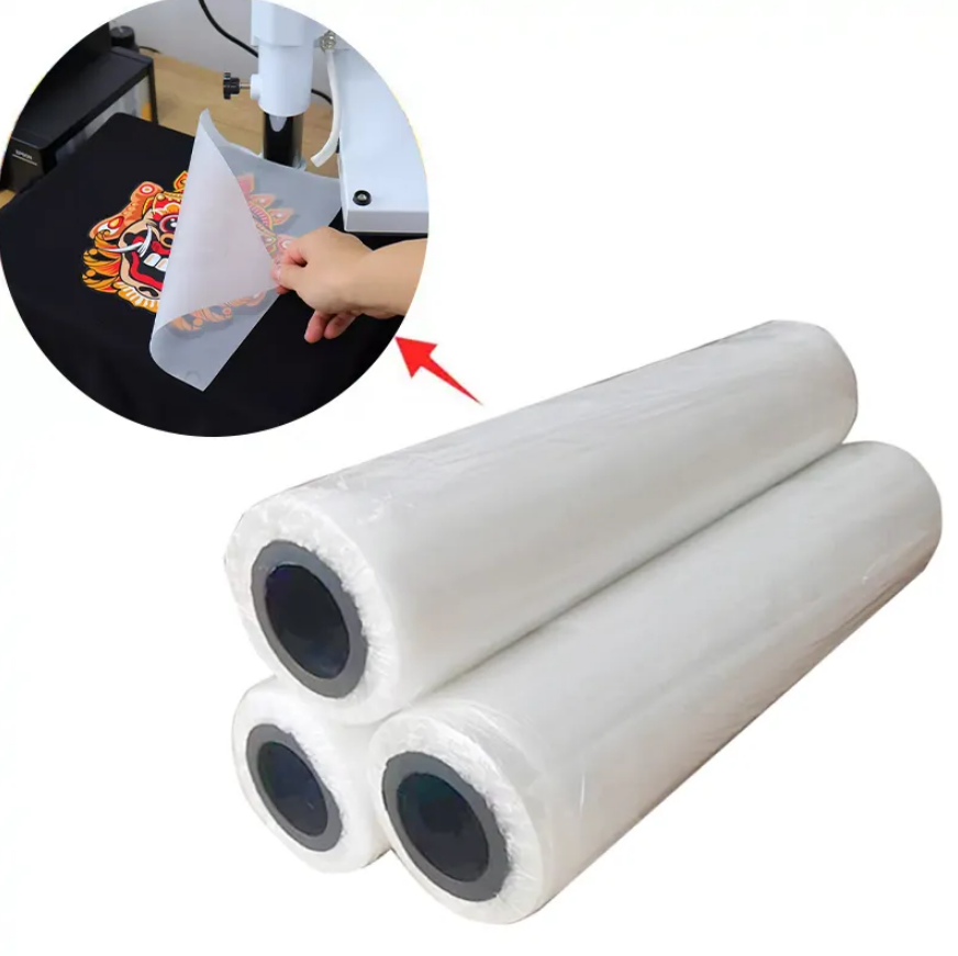 DTF PET Film Roll 24 inch x 100 mtr (Double Side Frosted)