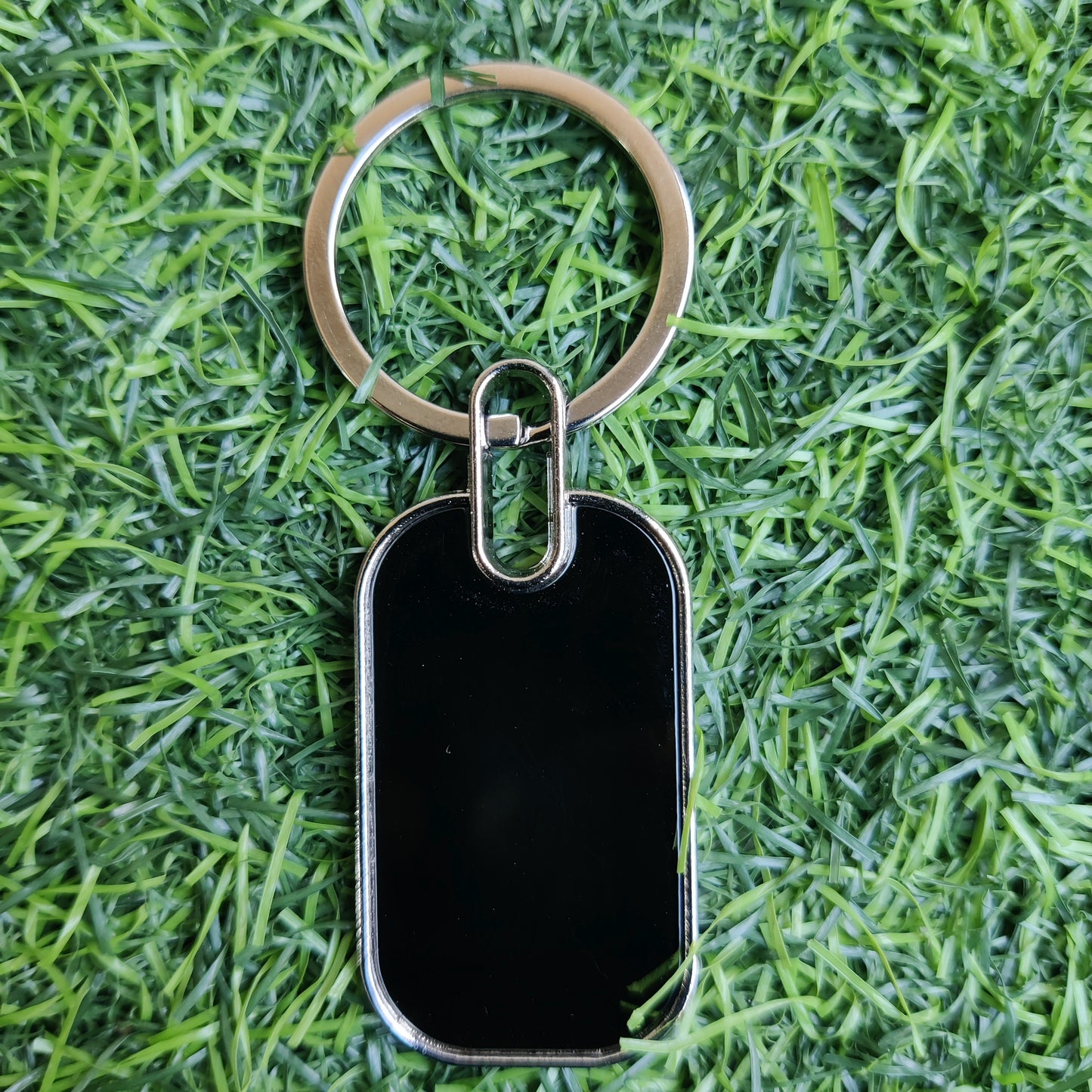 Keychain Metal - Rectangle (Chinese) – For Both Side Engraving