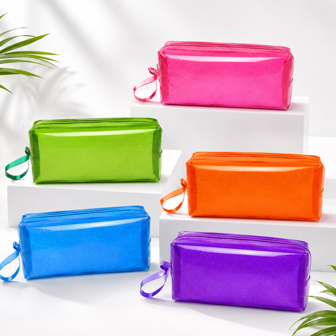 Jelly Pencil Pouch (3.5X8X2) Mix color