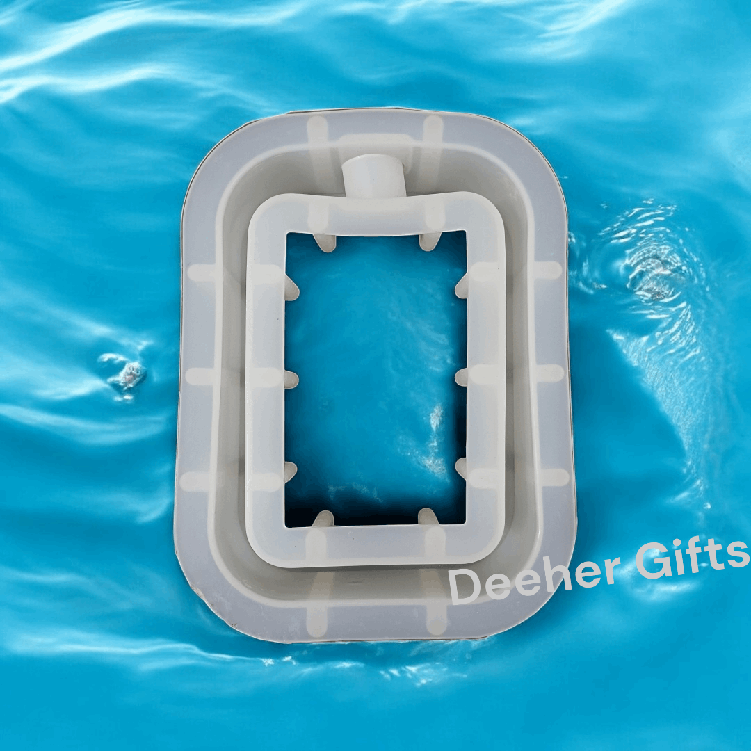 RECTANGLE PLANTER MOULD WITH TUBE (DG-SRN129) (6X5 INCH) (40mm Depth)