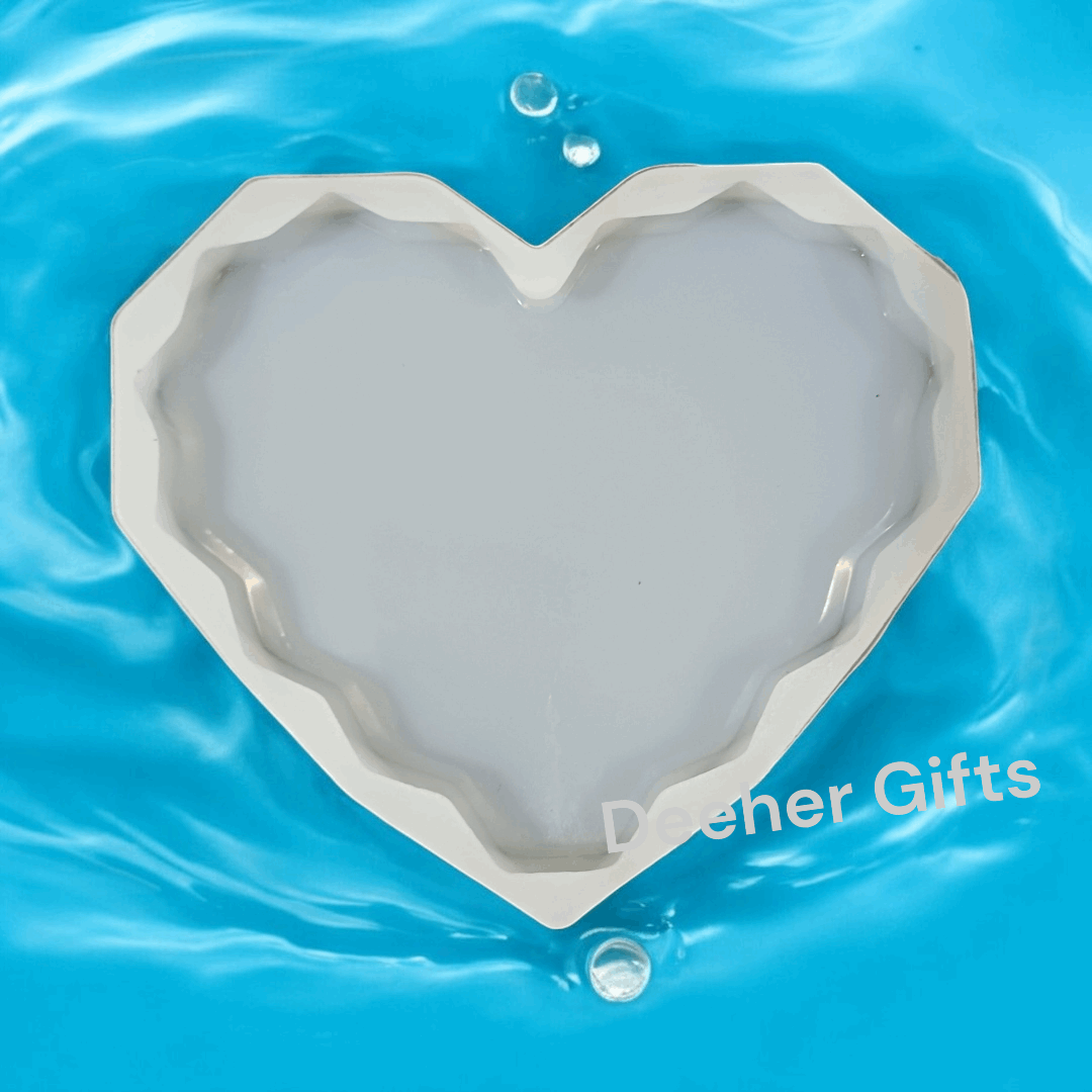 DIAMOND HEART MOULD (DG-SRN184) (5 INCH - 12mm Depth)