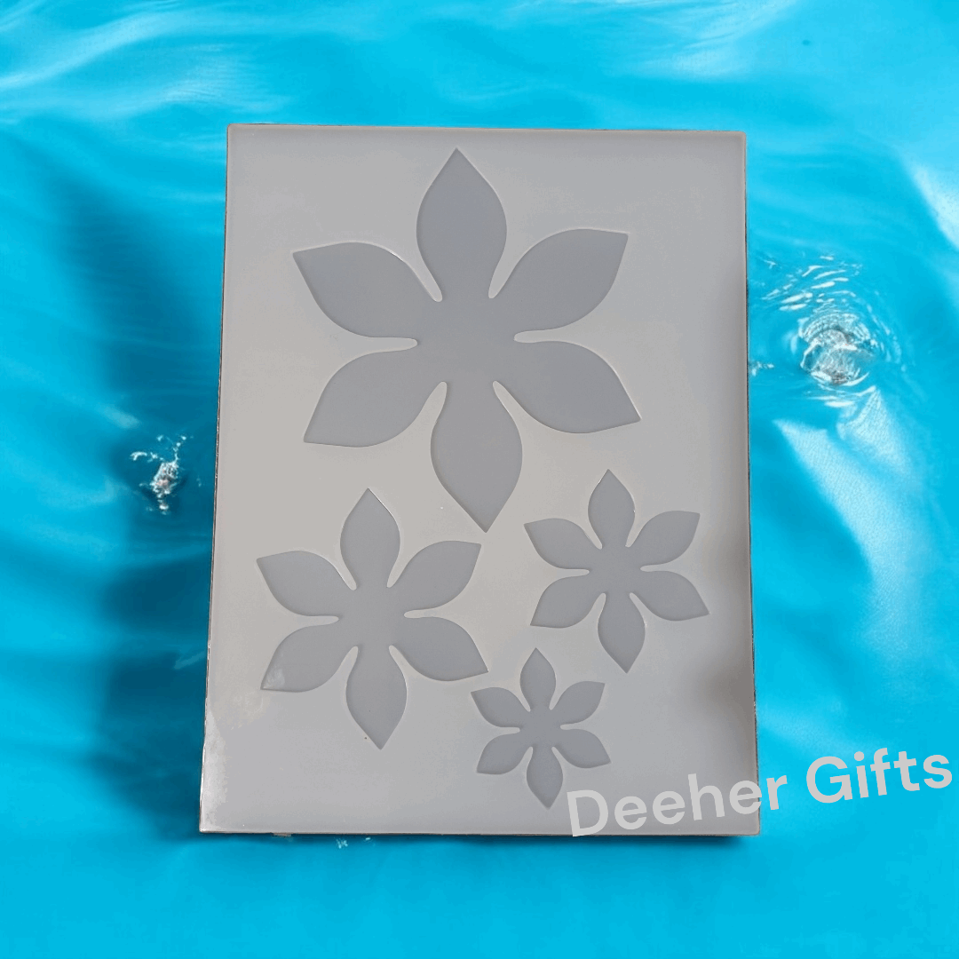 4PCS 3D FLOWER MOULD (DG-SRN234)