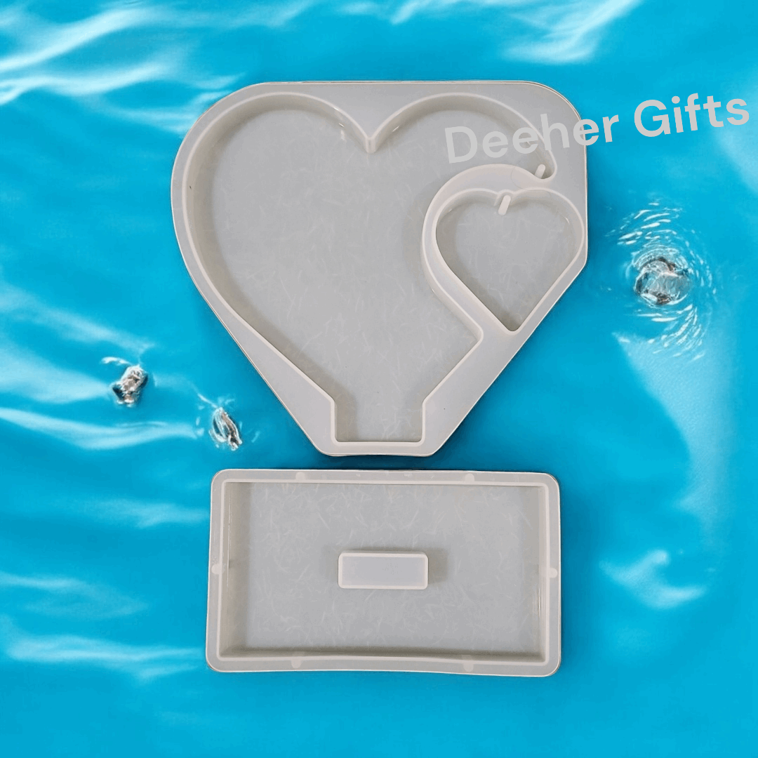 SIDE HEART WITH STAND MOULD (DG-SRN244) (9INCH)
