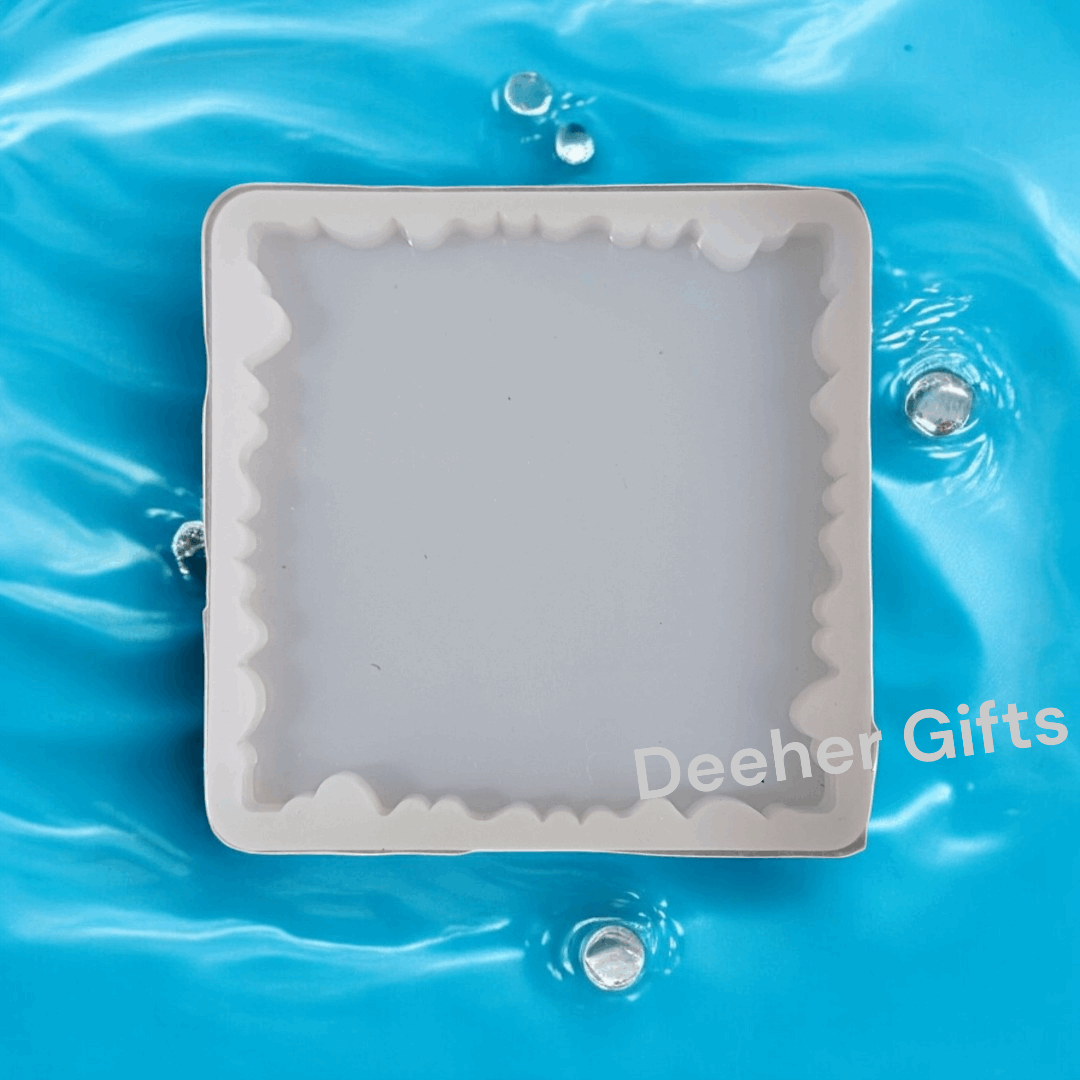 SQUARE AGATE MOULD (DG-SRN302) (3 Inch - 5MM Depth)
