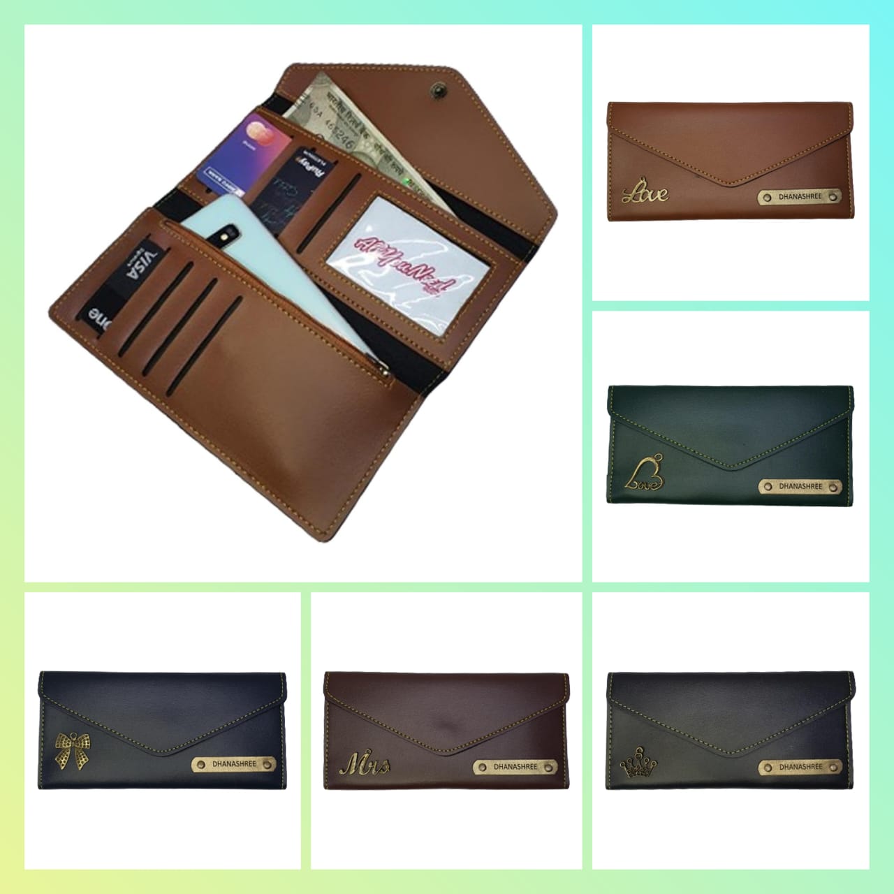 Faux Leather Ladies Purse ( Without box )