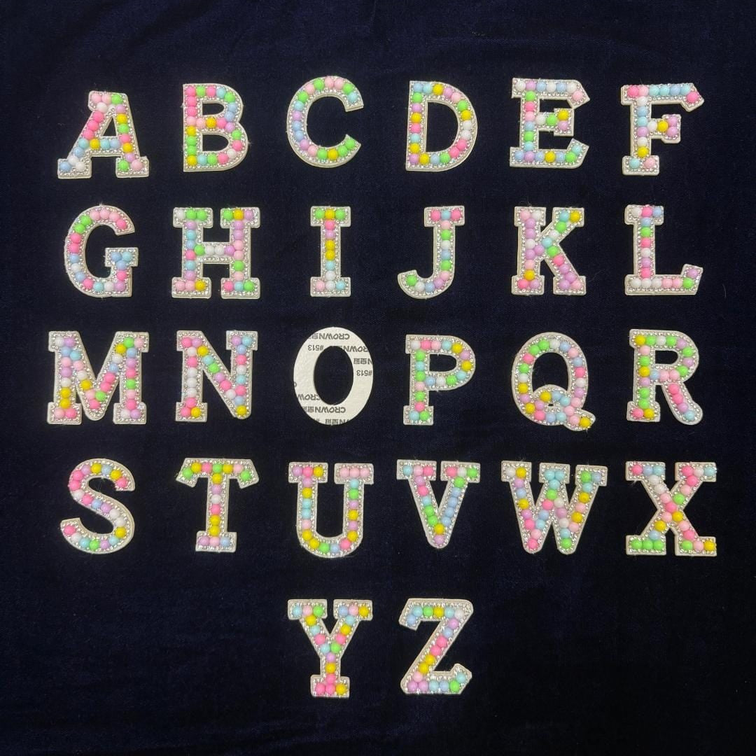 Stick on Patches ( Alphabet )