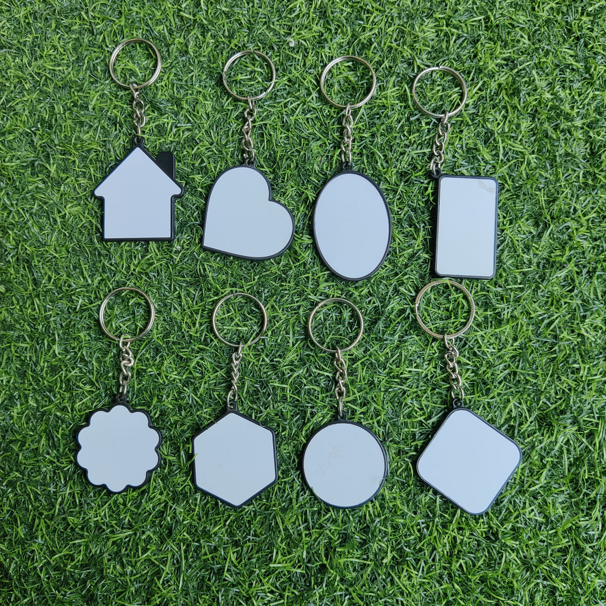 Black Metal Keychain (Sublimation)
