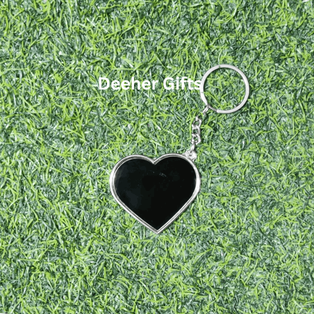 Keychain Metal ( Heart ) – For Both Side Engraving