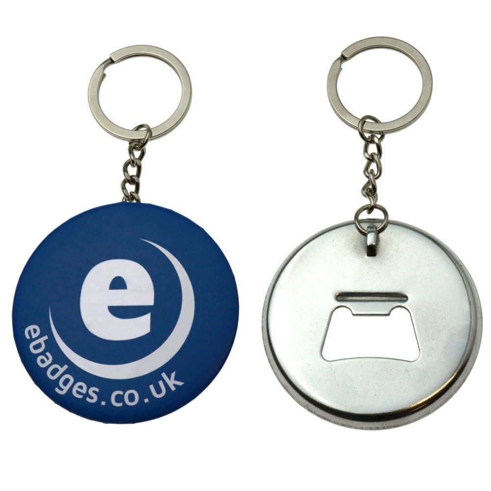 Round Keychain With Opener ( 58 MM ) β Pack of 100