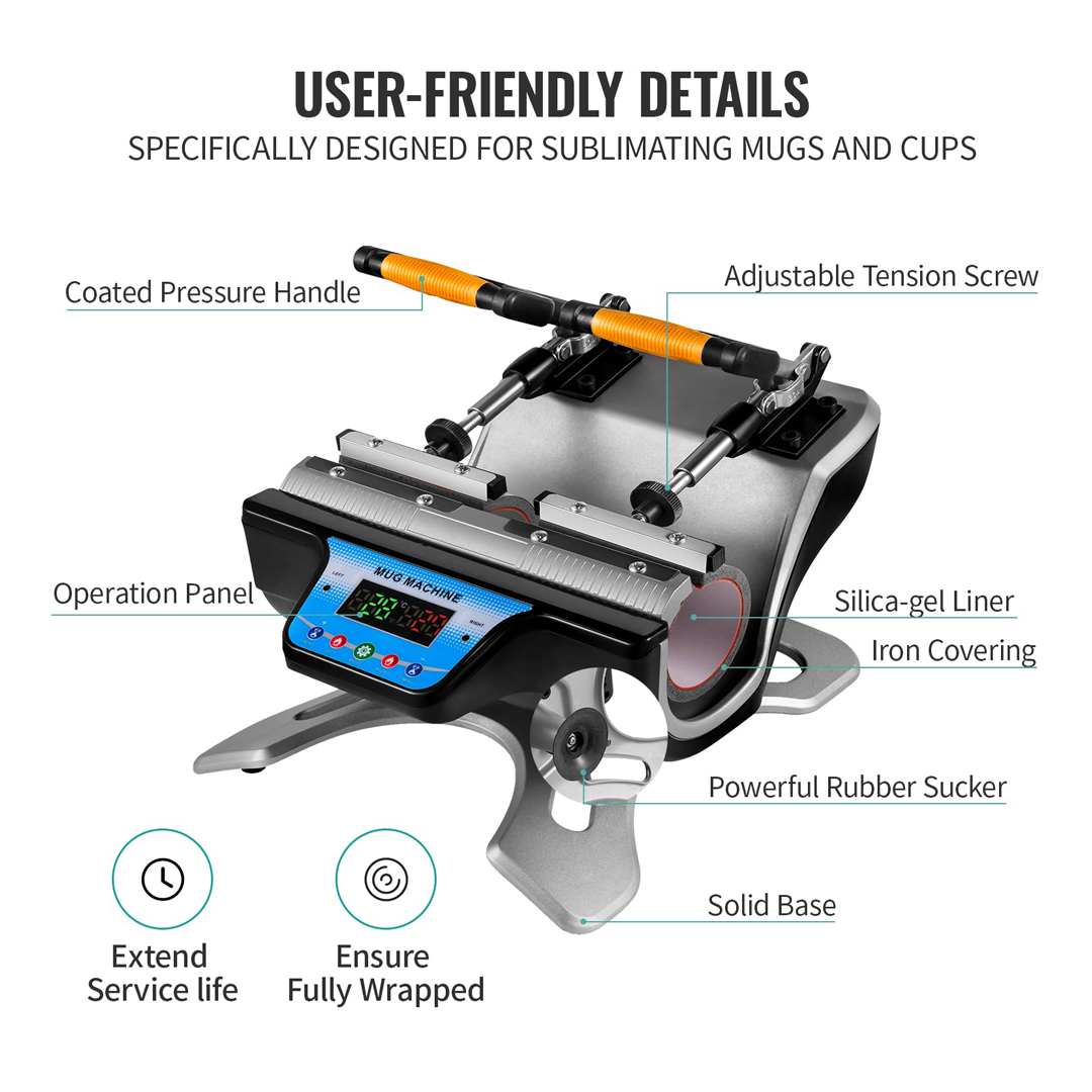 Dual Mug Press Machine