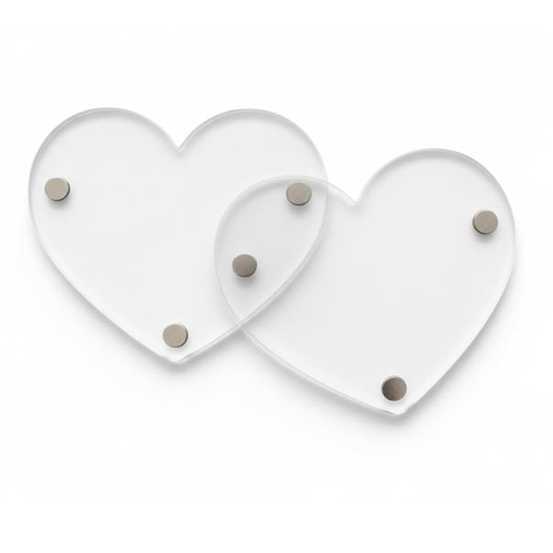 Polariod Acrylic Magnetic Photo Frame (Heart / 3 x 3 inch)