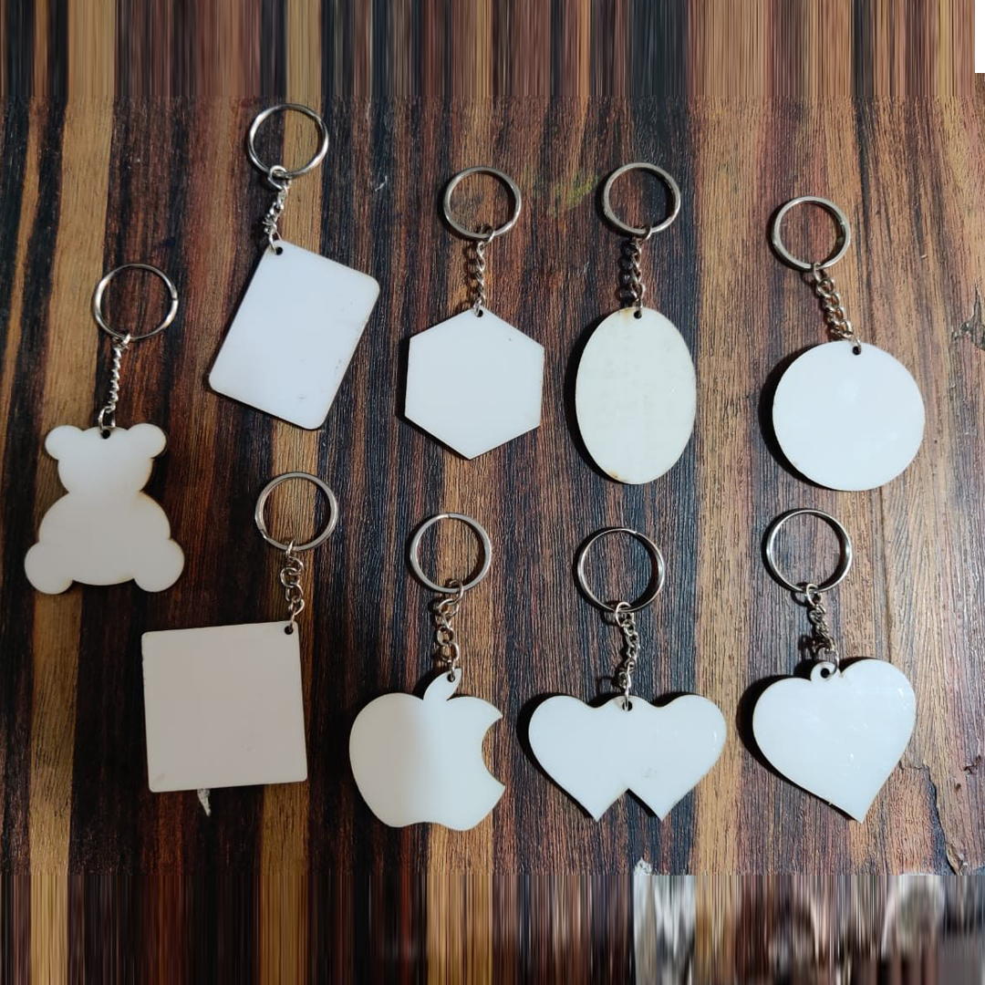 Wooden Keychain (Single Side) – Deeher Gifts