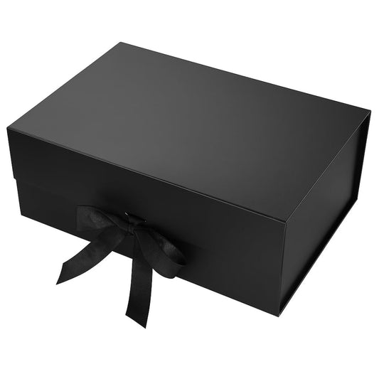 Foldable Boxes / Collapsible Boxes With Ribbon ( Size : 8x10x4 inch )