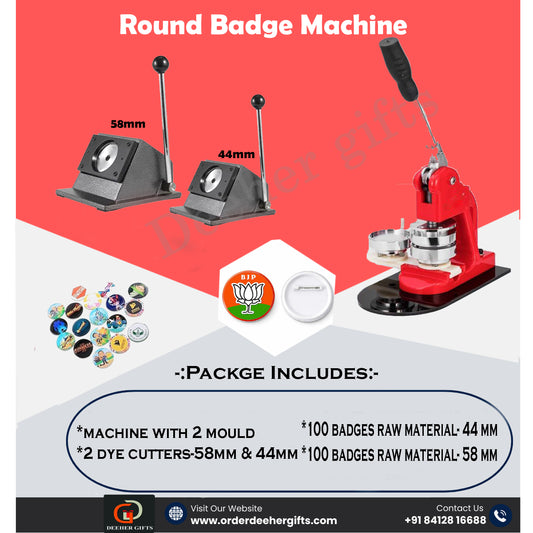 Round Badge Machine ( With 2 Mould Setup)