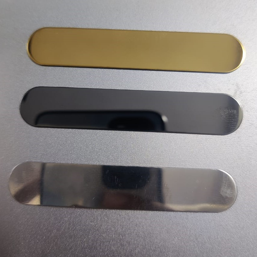 Metal Strips – Golden / Black / Silver – For Marking