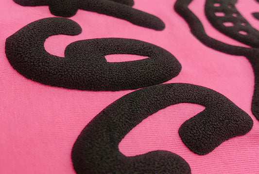 3D PUFF Black Vinyl (Per Meter)