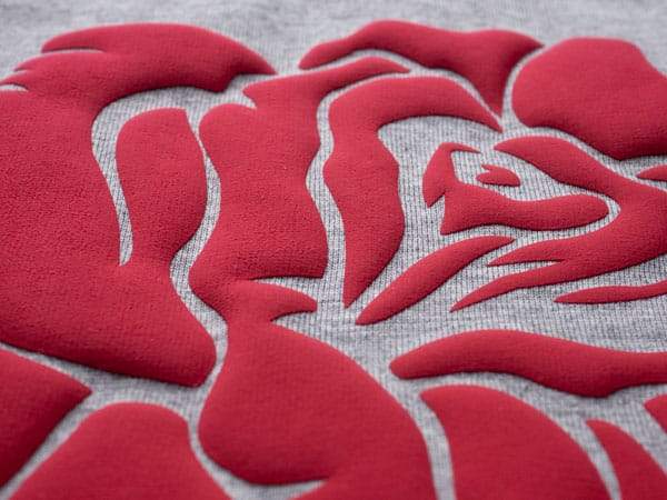 3D PUFF Red Vinyl (Per Meter)