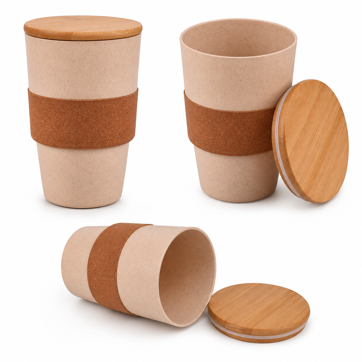 Eco Cork Mug – Wheat Fibre Eco-Friendly Mug | 450 ML