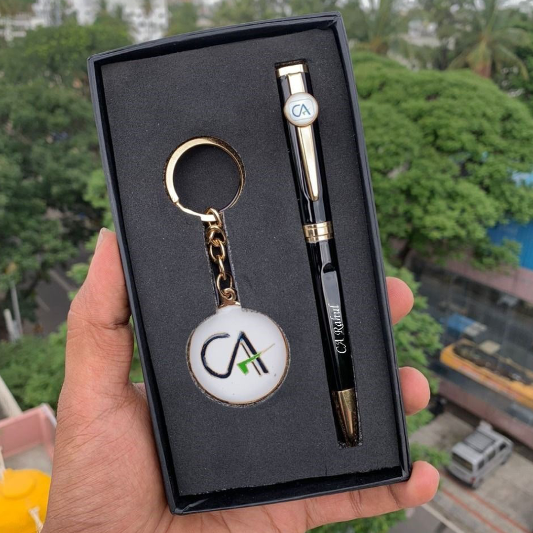 Pen and Keychain Combo ( CA ) (For Engraving /UV Printing)