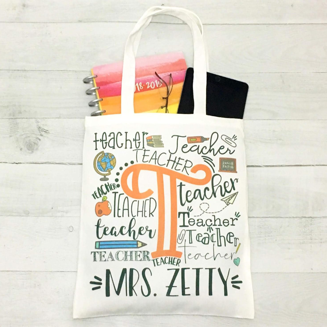 Sublimation Canvas Tote Bag ( Size 14×16 inch ) / White