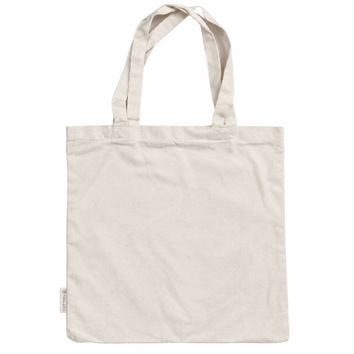 Cotton Tote Bag - Natural Brown ( Size 14×16 inch / 300 GSM )