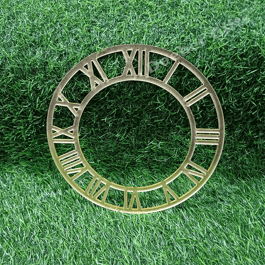 CLOCK ROMAN ACRYLIC CUTOUT (DG-HD1) 8x8 INCH