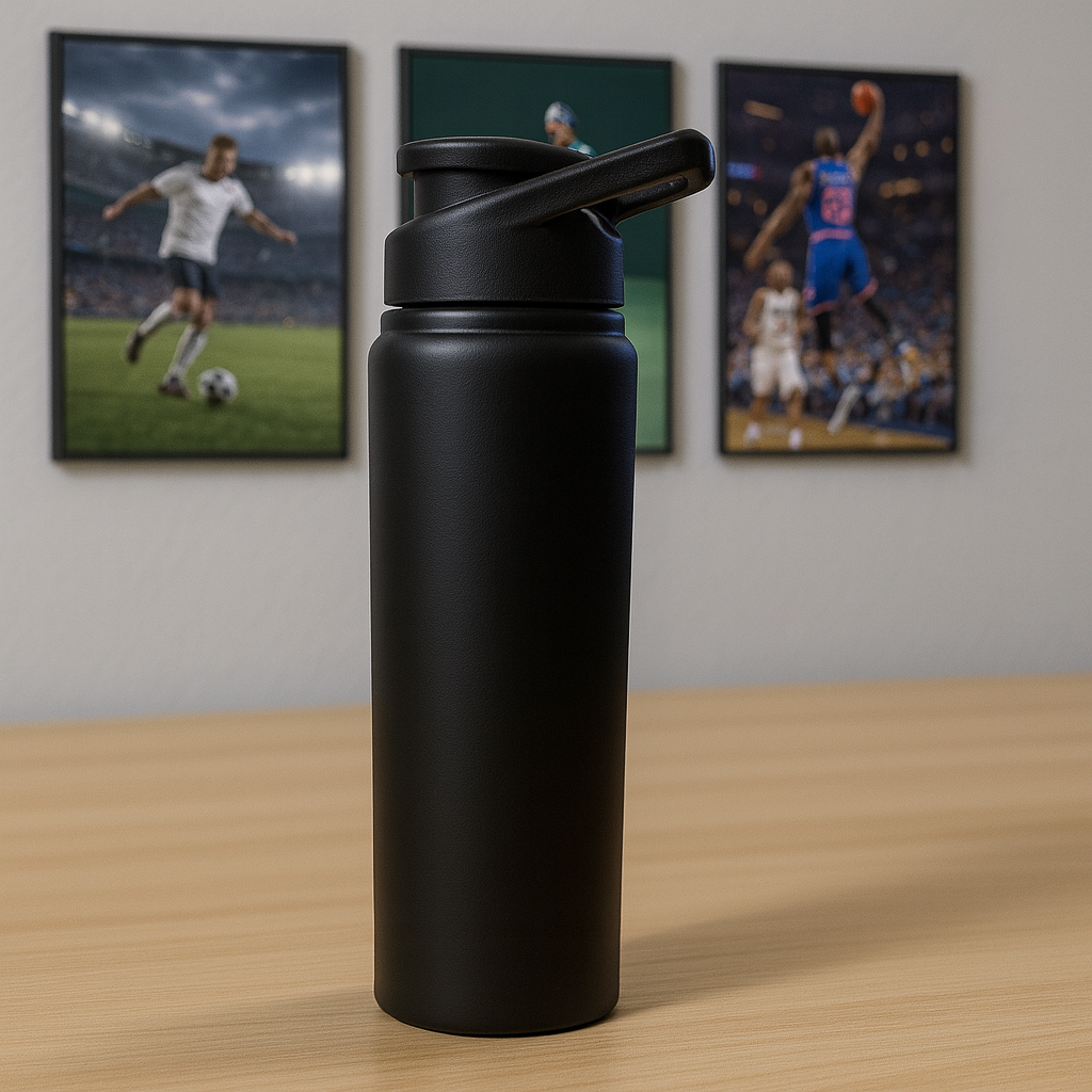 Sport Steel Bottle - 2 | Black | 750 ml | For Engraving / UV