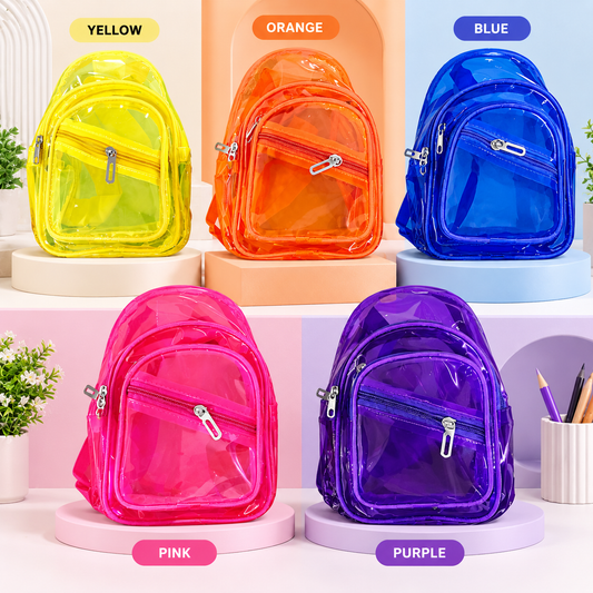 Jelly Kids Chest Bag (Mix color) 9.5X6 Inches