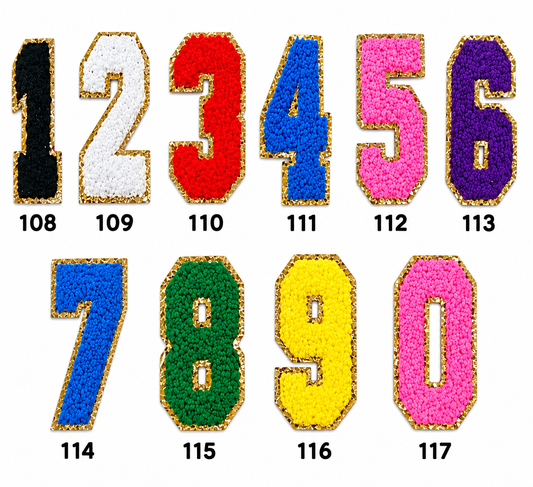 Iron on Patches (108 to 117 Designs)