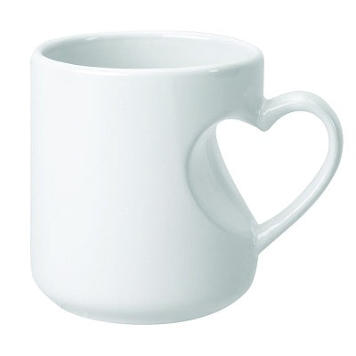 Heart Cut Handel Mug – 11 OZ