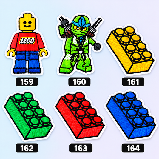 Iron on Patches (159 to 164 Designs)