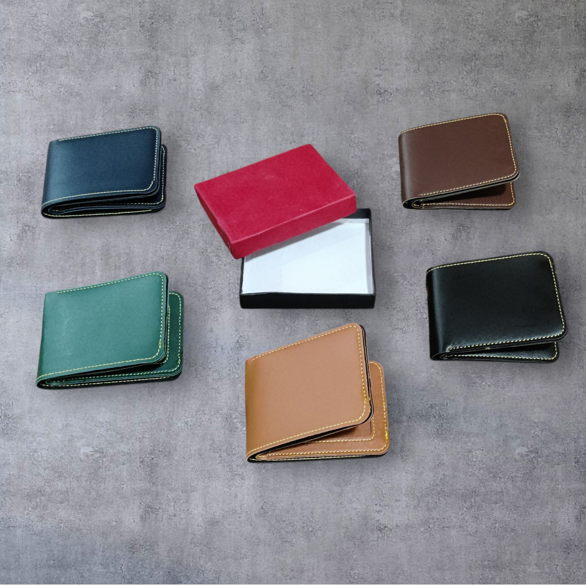 Faux Leather Mens Wallet 2.0 - ( With High Quality Box )