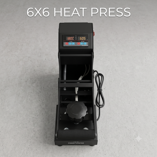 Label Press Machine - 6x6 inch (Heavy duty)