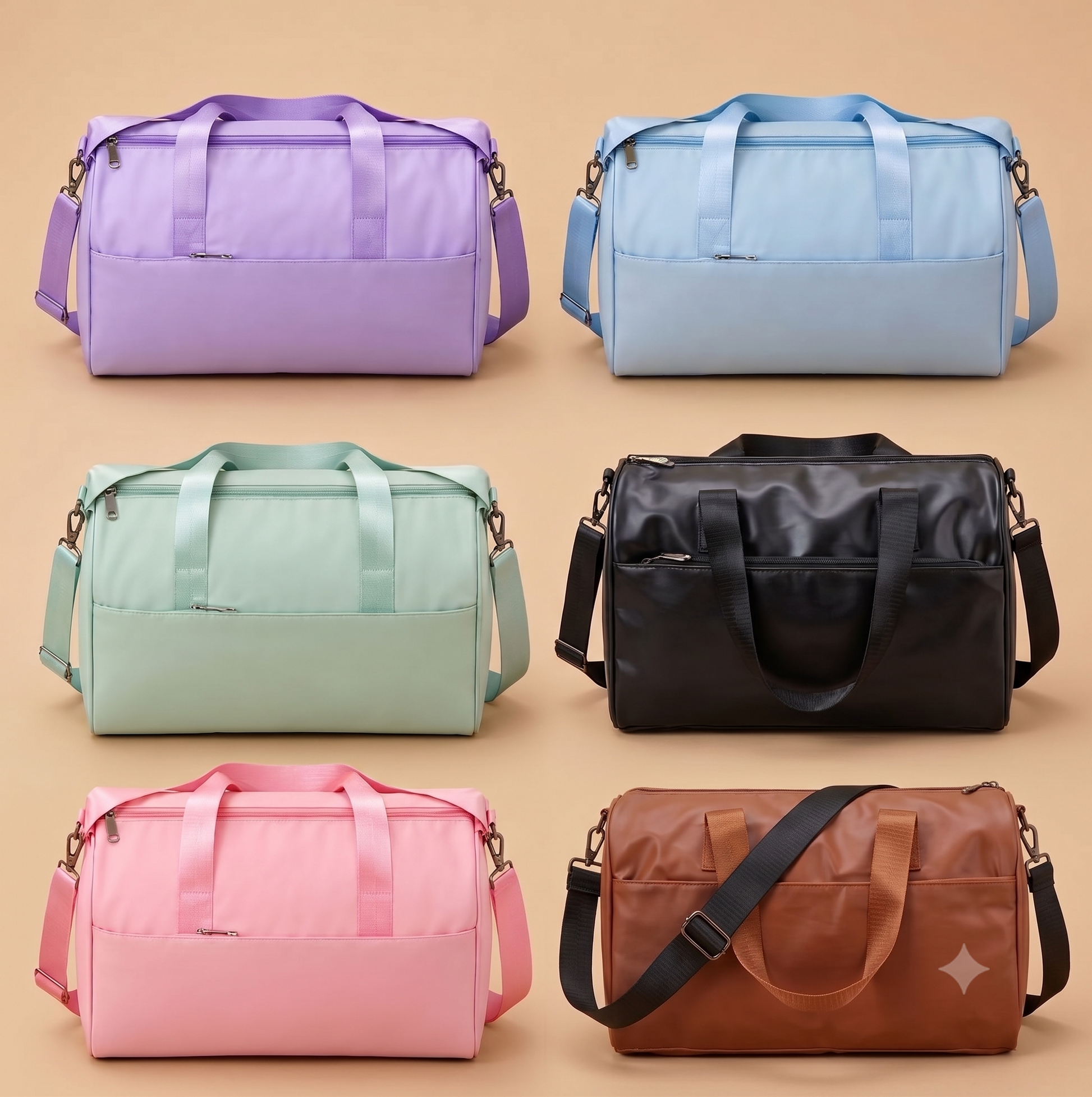 PU Leather Duffle Bag