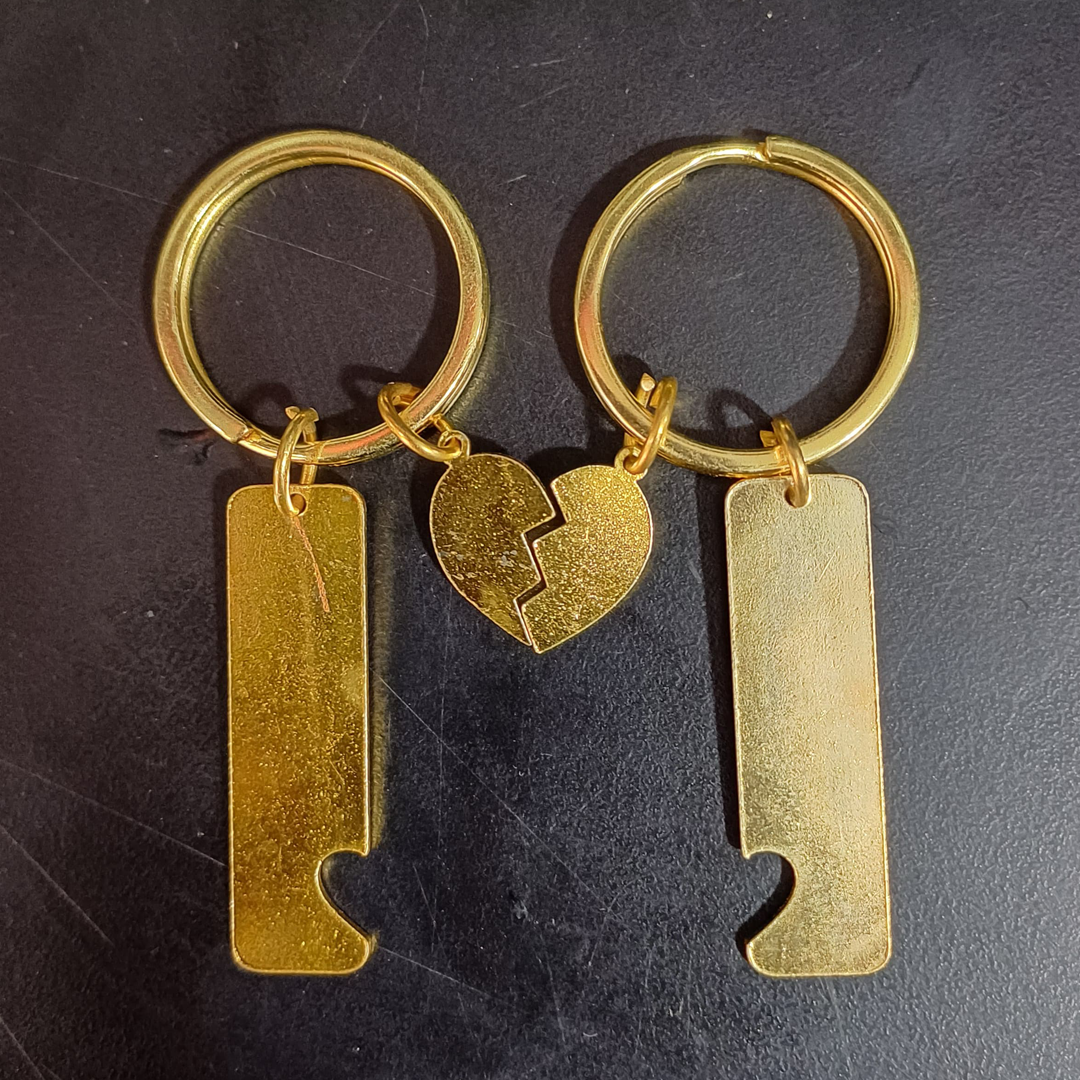 Golden Couple Keychain – For Marking