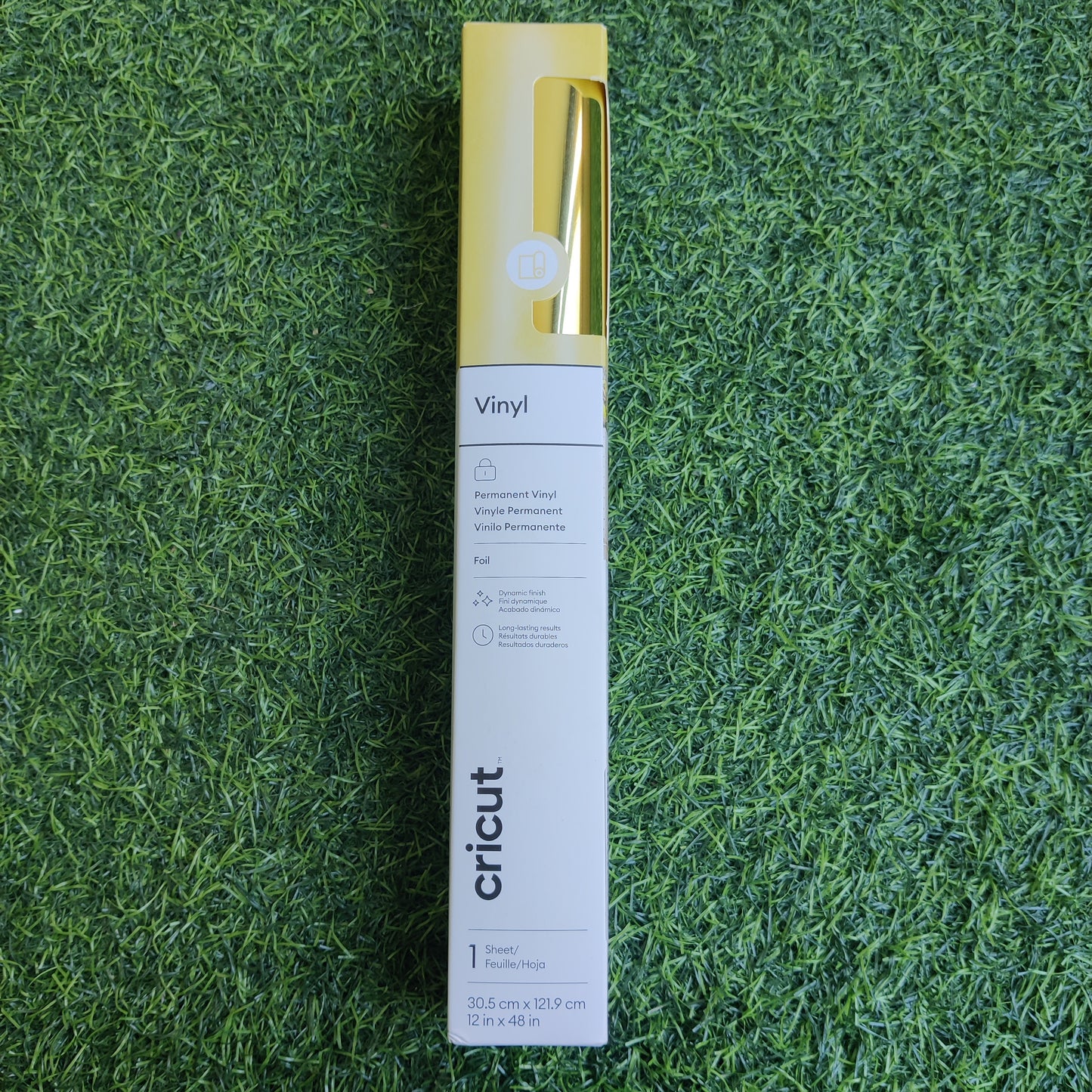 Cricut Permanent Gold Foil Vinyl (12 x48 inch)