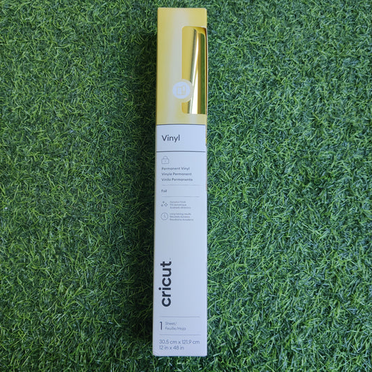 Cricut Permanent Gold Foil Vinyl (12 x48 inch)