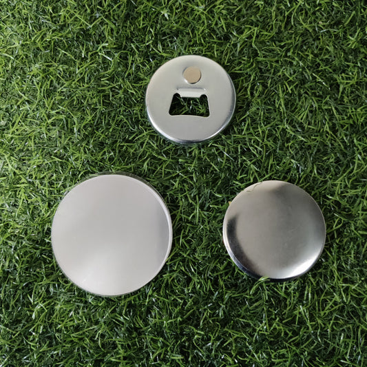 Round Badge With Opener And Magnet ( 58 MM ) – Pack of 100