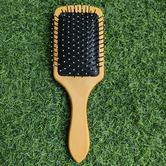 Bamboo - Wooden Paddle Hair Brush for Women & Men
