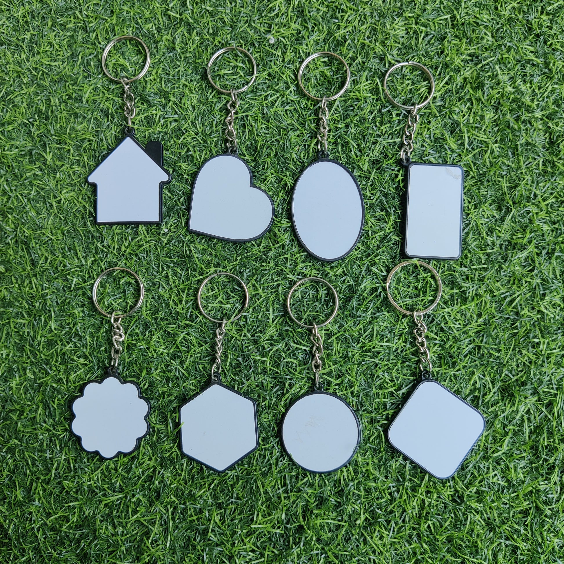 Black metal keychain ( sublimation)