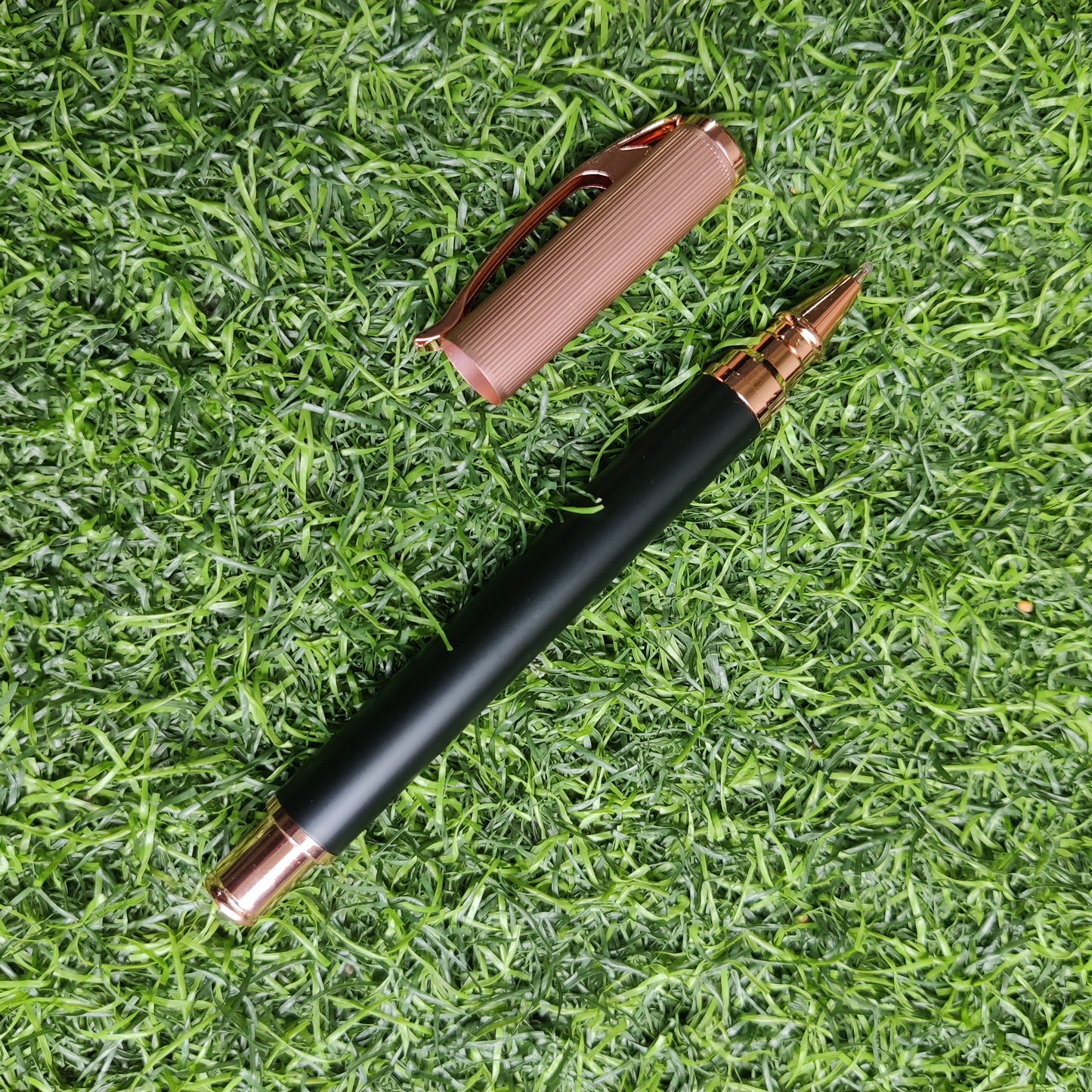 Premium Metal Pen Black Rose Gold