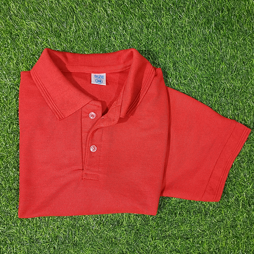 Collar Matty Tshirt ( Red )