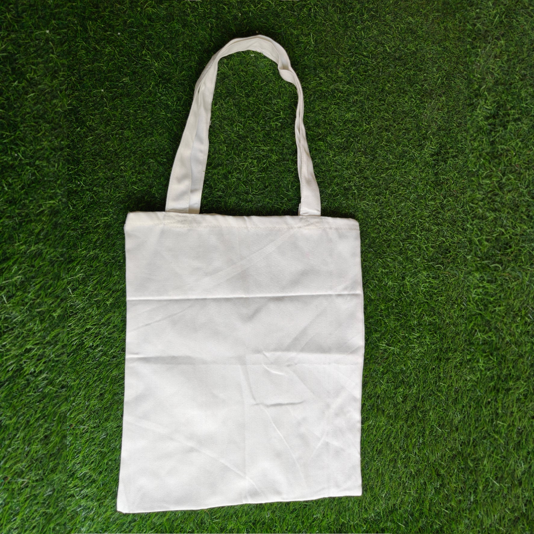 Sublimation Canvas Tote Bag / Size 14×16 inch / White / 240 GSM