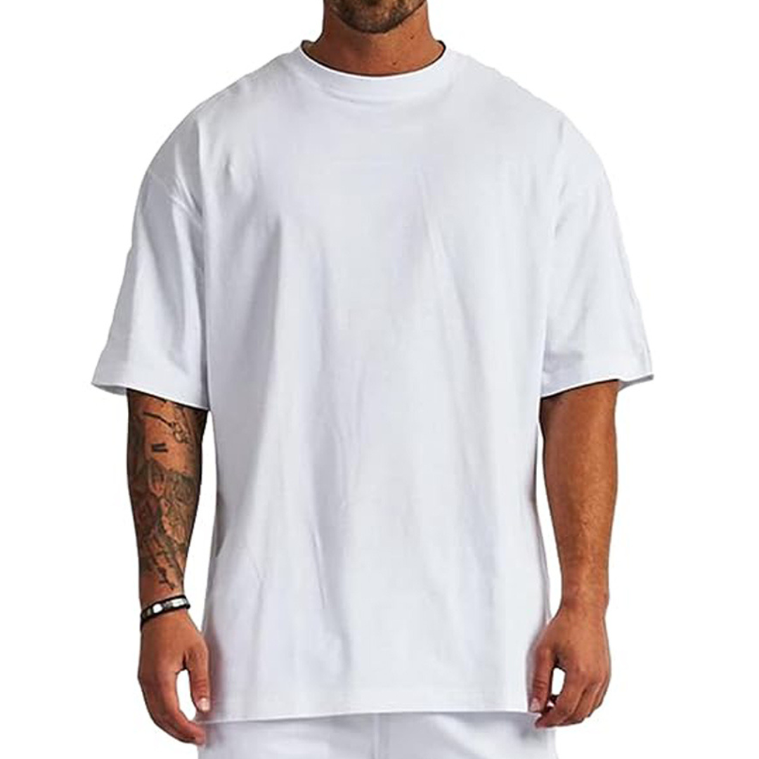 Oversize Cotton Tshirt ( White )