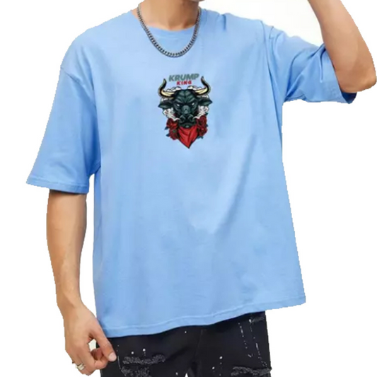 Oversize Cotton Tshirt ( SKYBLUE)