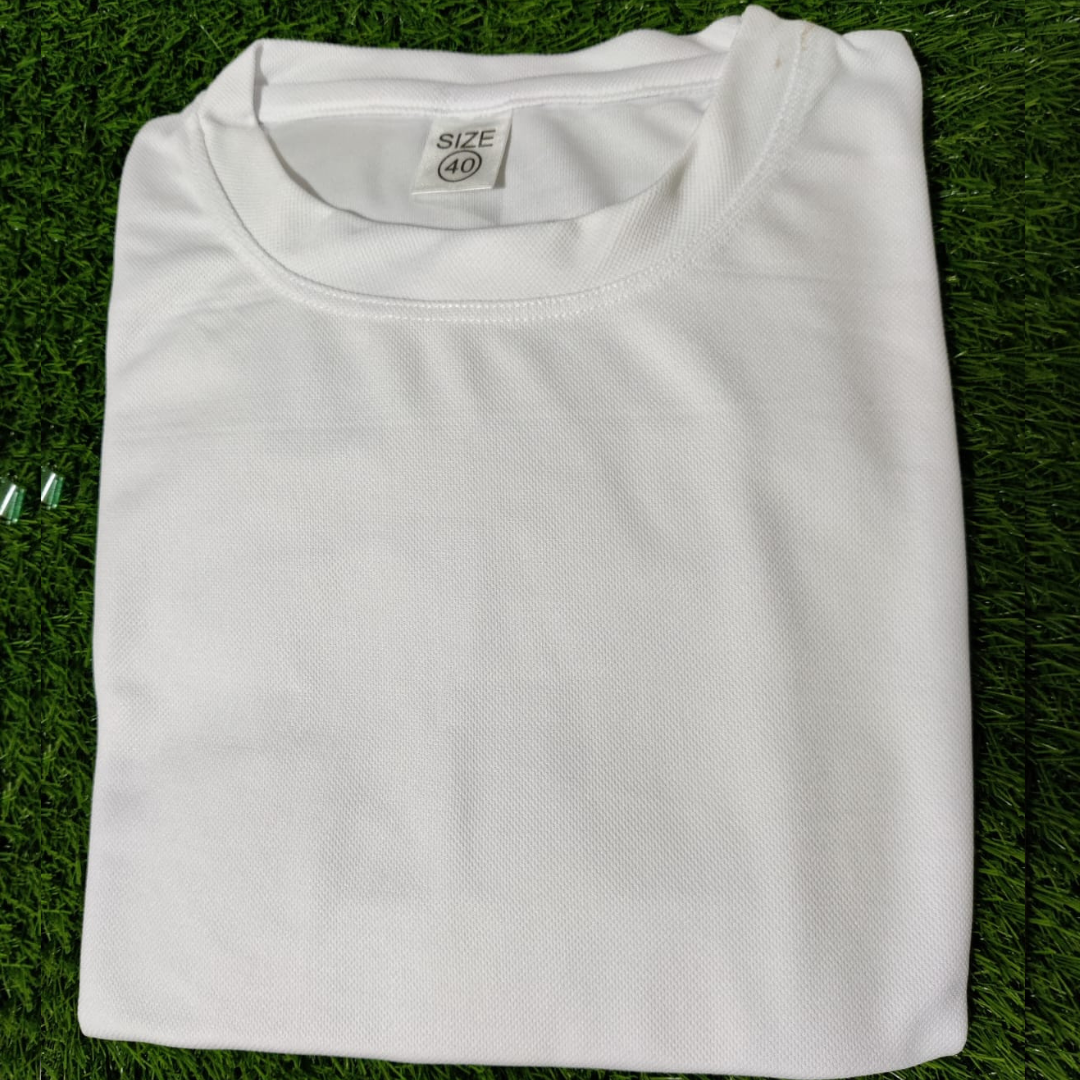 DryFit Tshirt ( White )