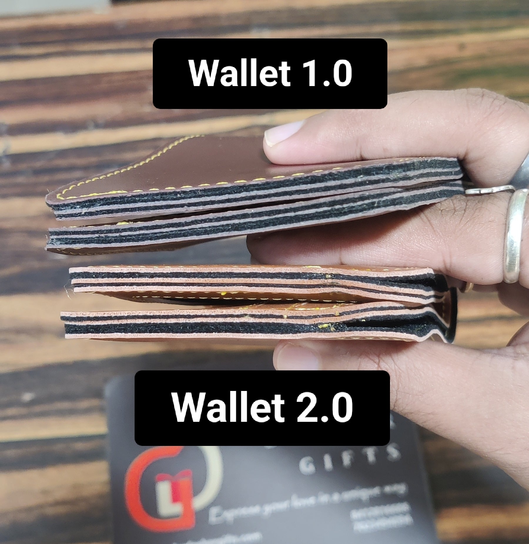 Faux Leather Mens Wallet 2.0 - ( Without Box )