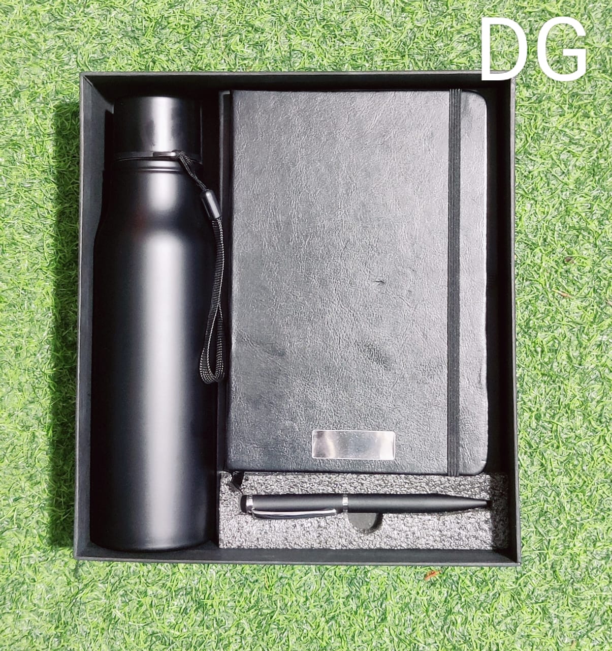 Gift Set DGGS301 – 3 in 1 (Black) - (Diary , Pen , Bottle Set)